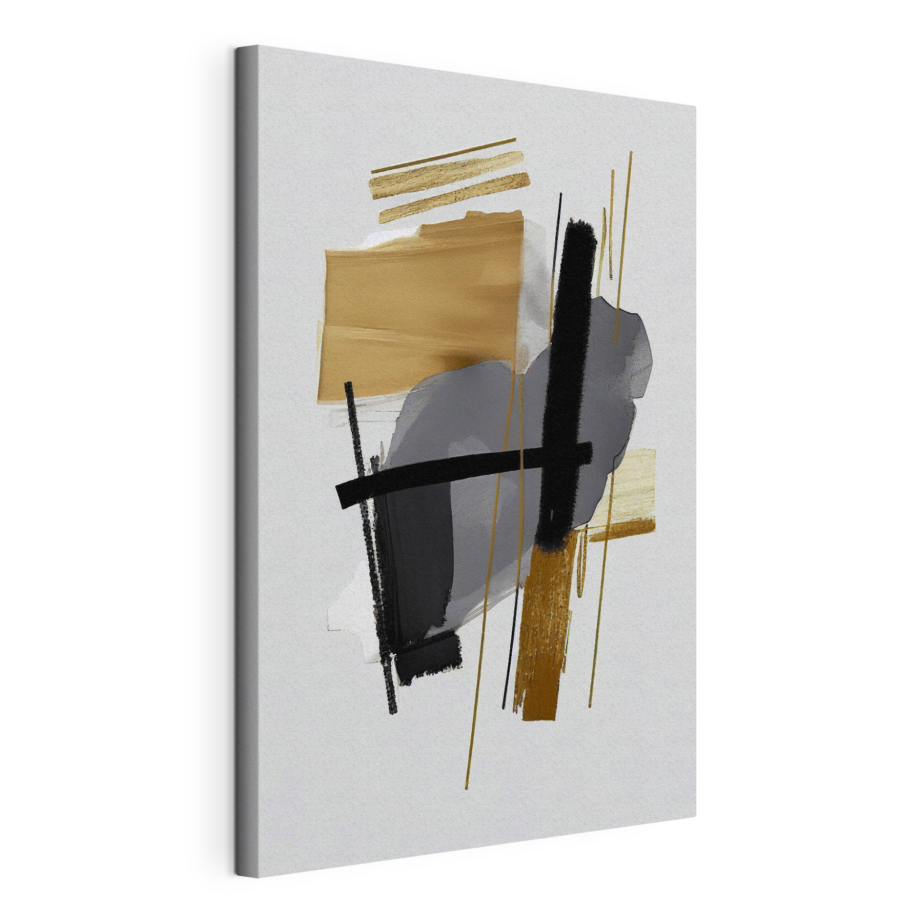 Abstract brush strokes and lines