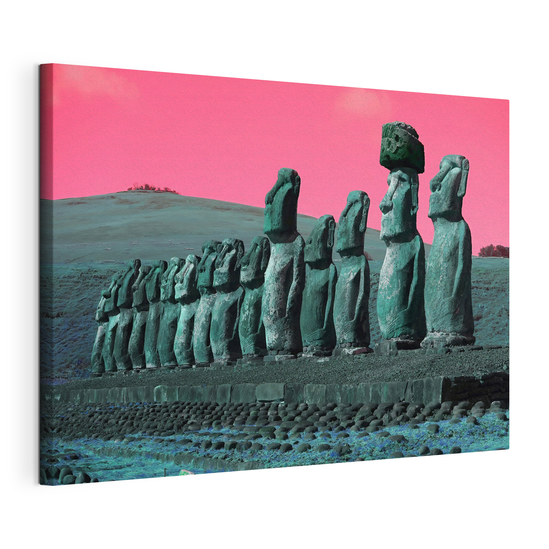 Group of statues in a row Group of statues in a row