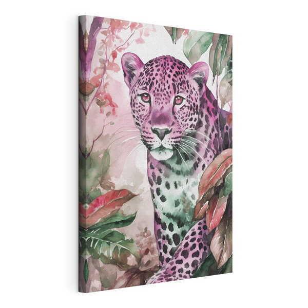 A watercolor painting of a leopard A watercolor painting of a leopard