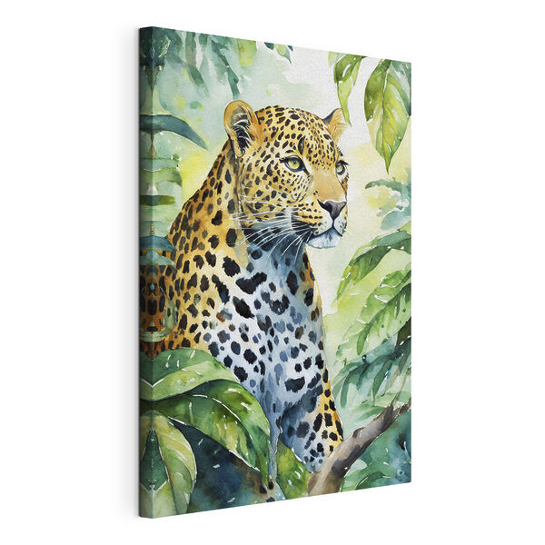 Cuadros Una acuarela de un leopardo (SKU: s37341) Cuadros Cuadros Una acuarela de un leopardo (SKU: s37341)