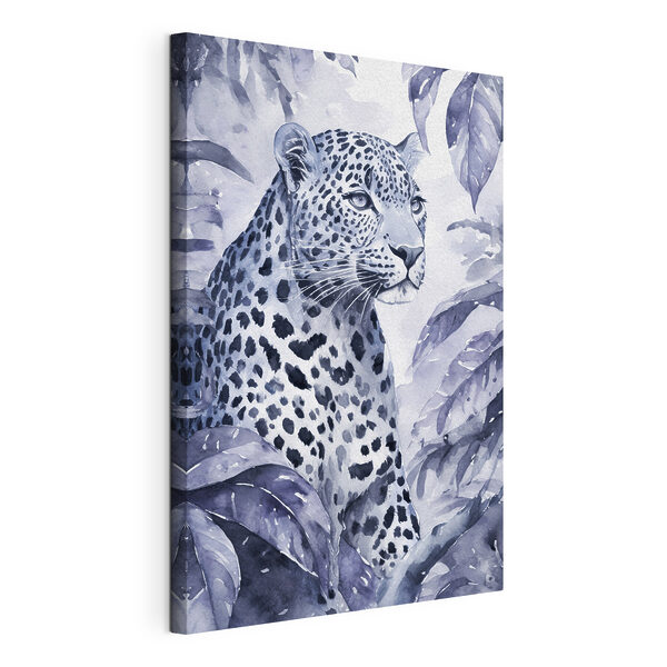 A watercolor of a leopard A watercolor of a leopard