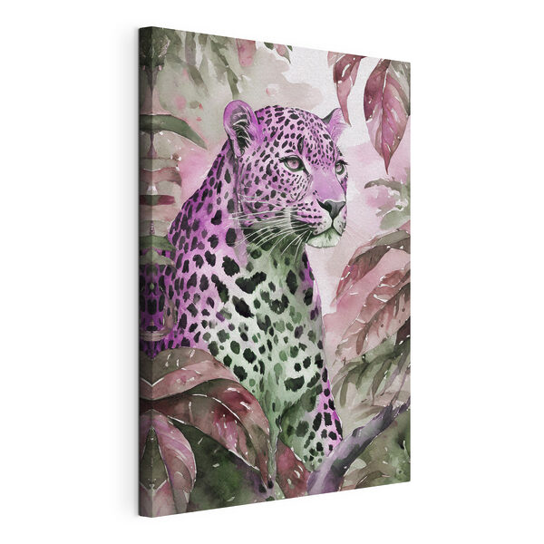 A watercolor painting of a leopard A watercolor painting of a leopard