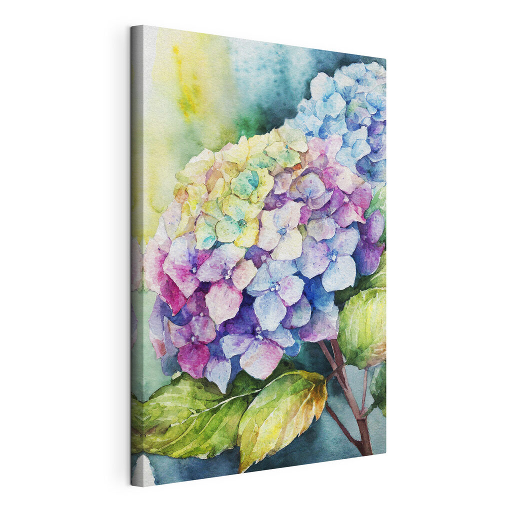 A watercolor of a flower A watercolor of a flower