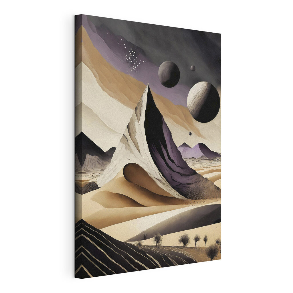 A mountain in a desert A mountain in a desert