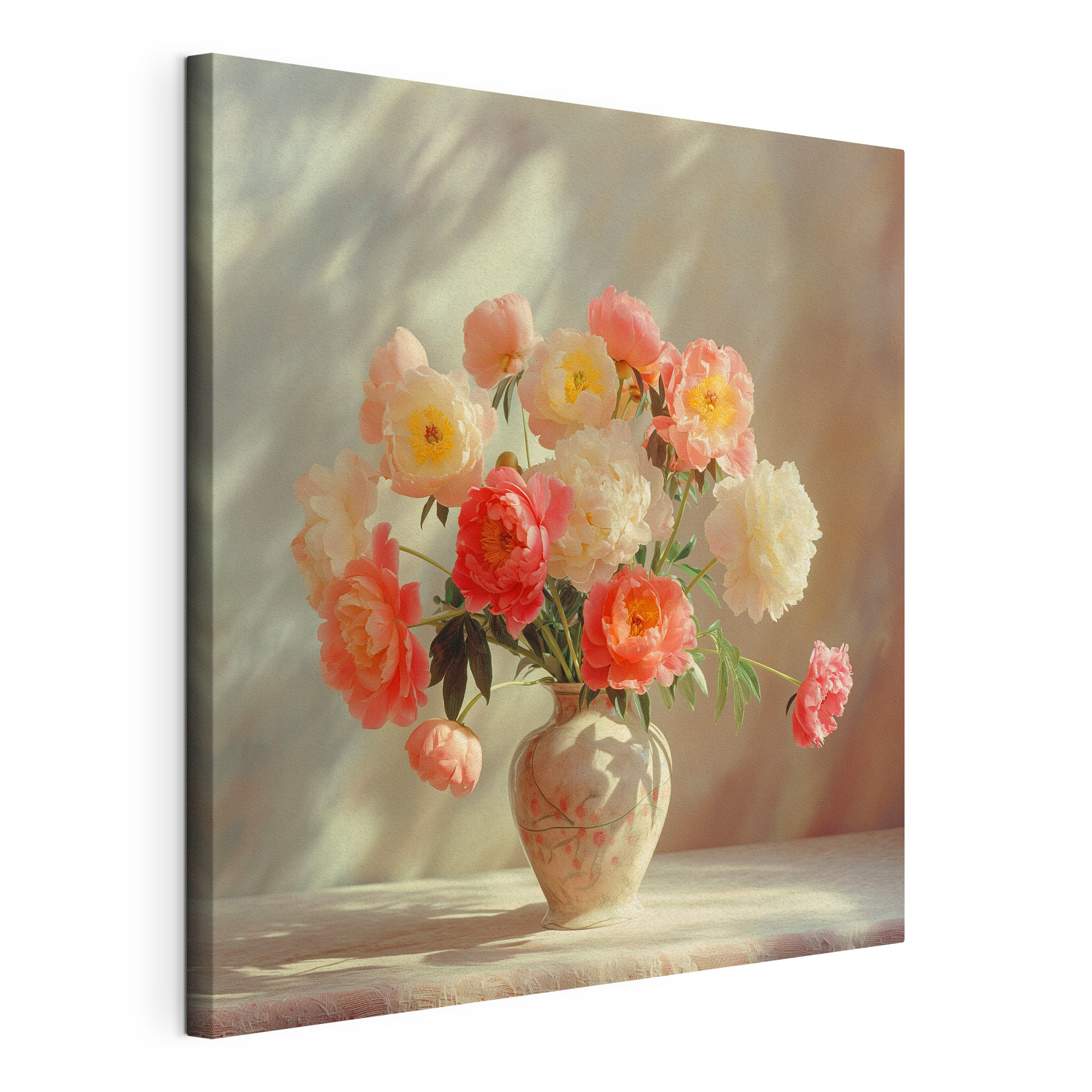 A vase with flowers in it A vase with flowers in it