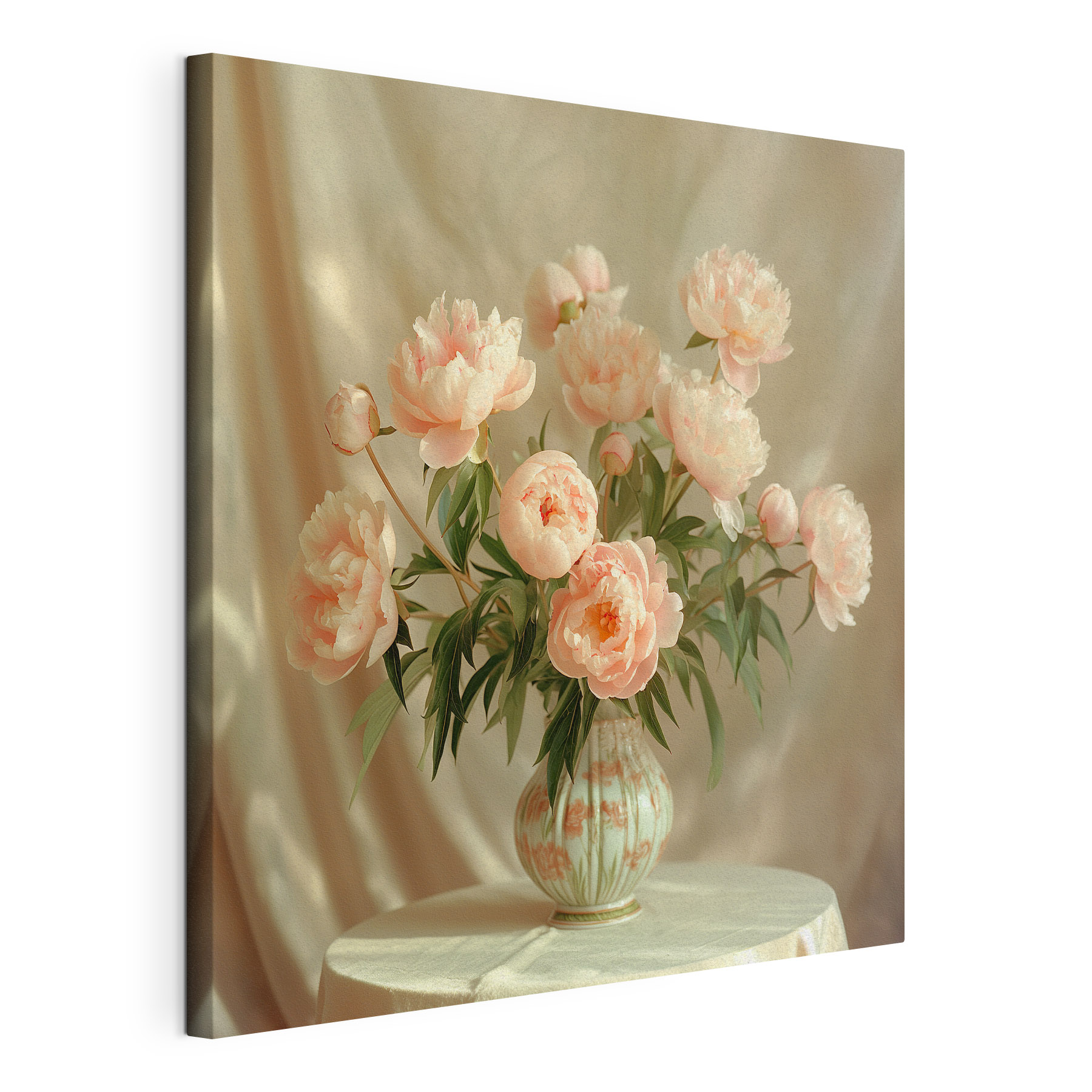 A vase of pink flowers A vase of pink flowers