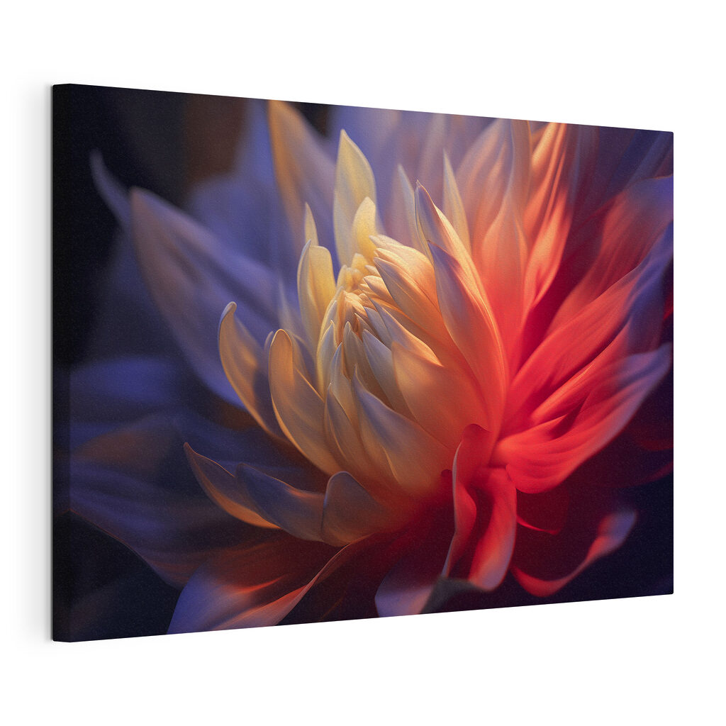 Radiant flower in soft hues