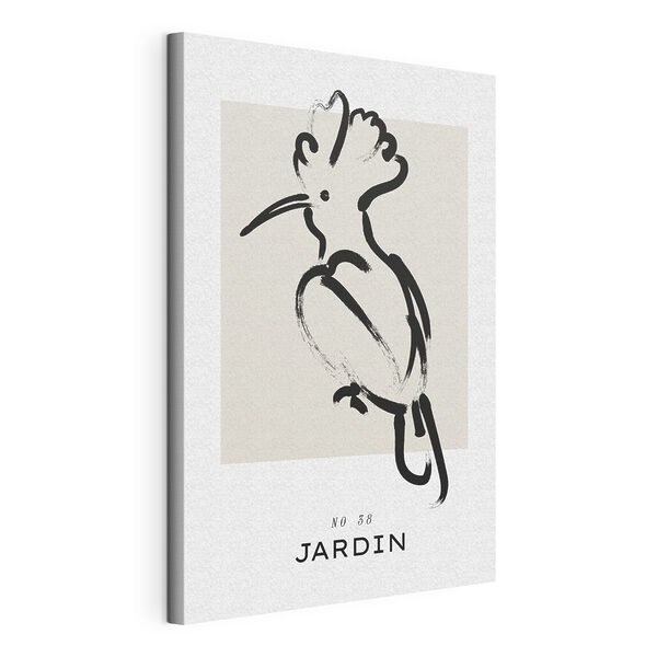 Cuadros Un dibujo en blanco y negro de un pájaro (SKU: s37398) Cuadros Cuadros Un dibujo en blanco y negro de un pájaro (SKU: s37398)