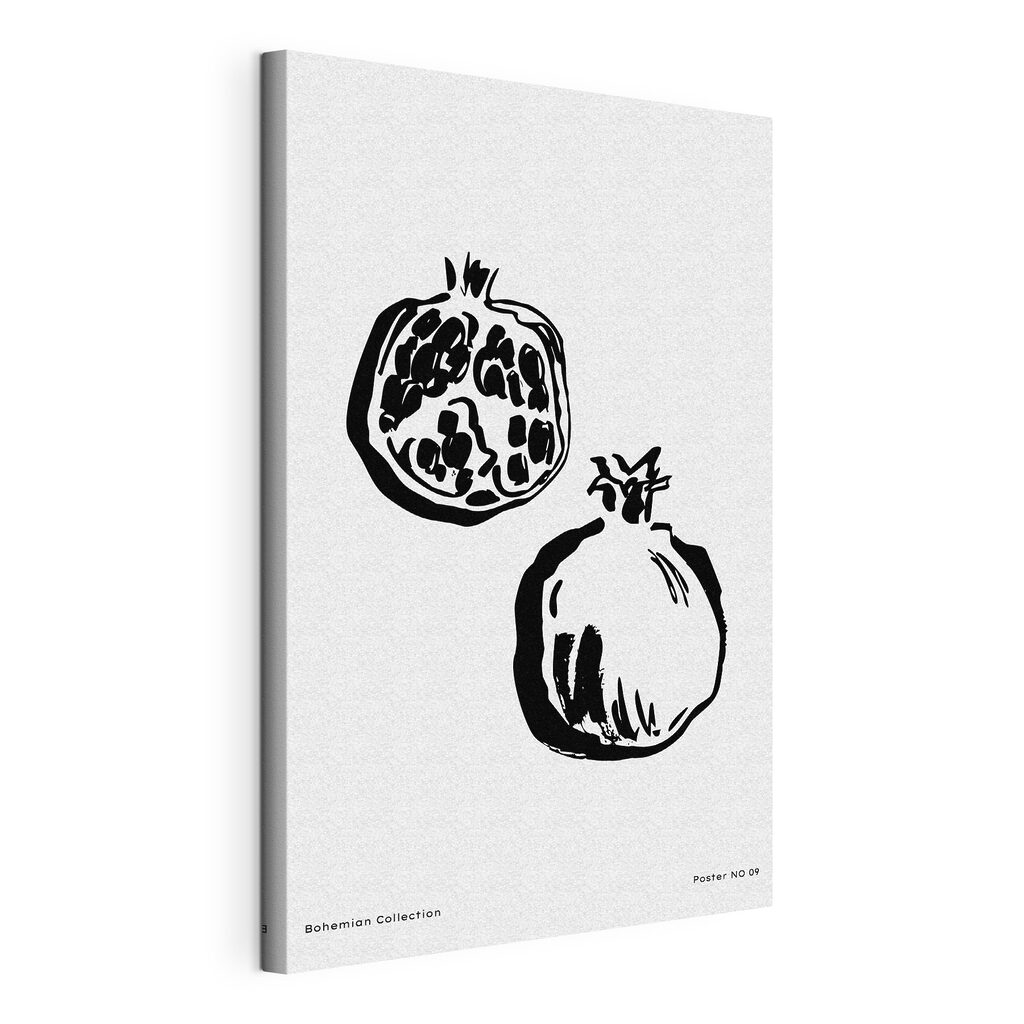 A drawing of a pomegranate A drawing of a pomegranate