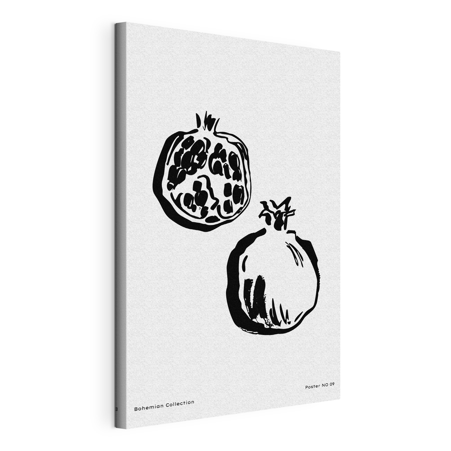 A drawing of a pomegranate A drawing of a pomegranate