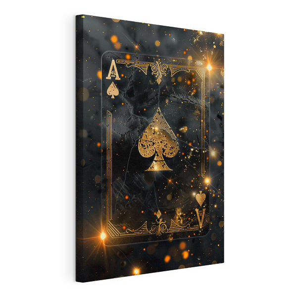 Cuadros El As de picas en un ambiente iluminado por las estrellas (SKU: s37465) Cuadros Cuadros El As de picas en un ambiente iluminado por las estrellas (SKU: s37465)