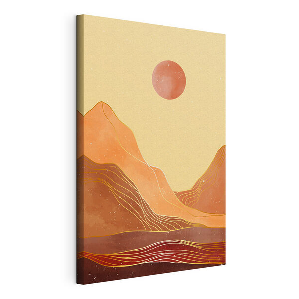 Cuadros Un cuadro de montañas y sol (SKU: s37500) Cuadros Cuadros Un cuadro de montañas y sol (SKU: s37500)