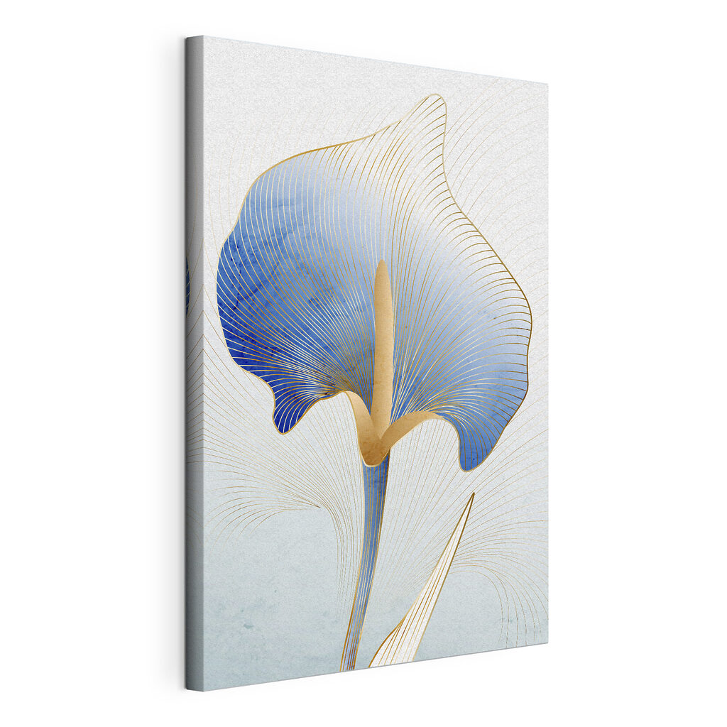 A blue and purple flower