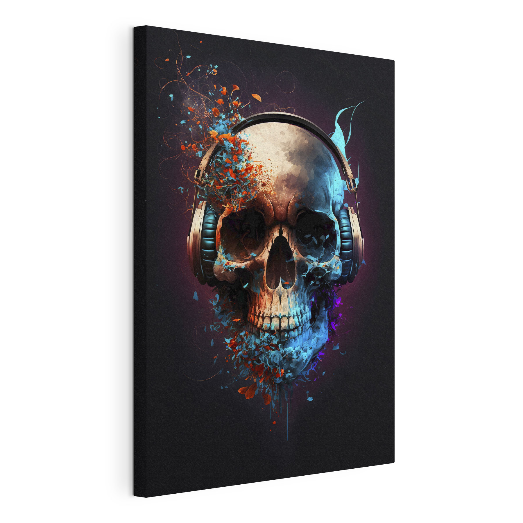 Skull with headphones Skull with headphones