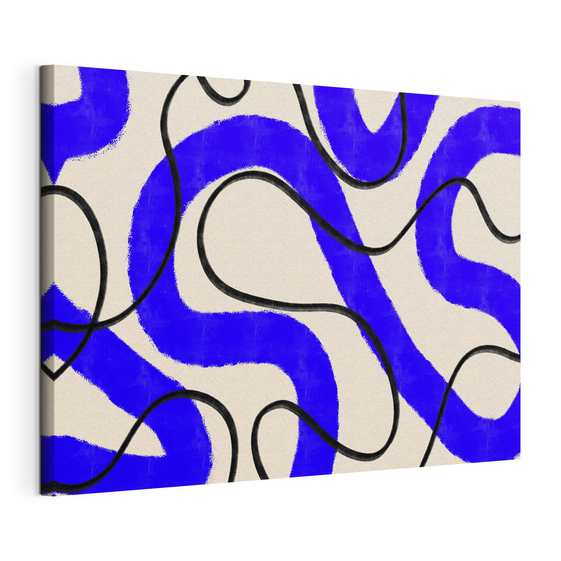A blue and white pattern A blue and white pattern