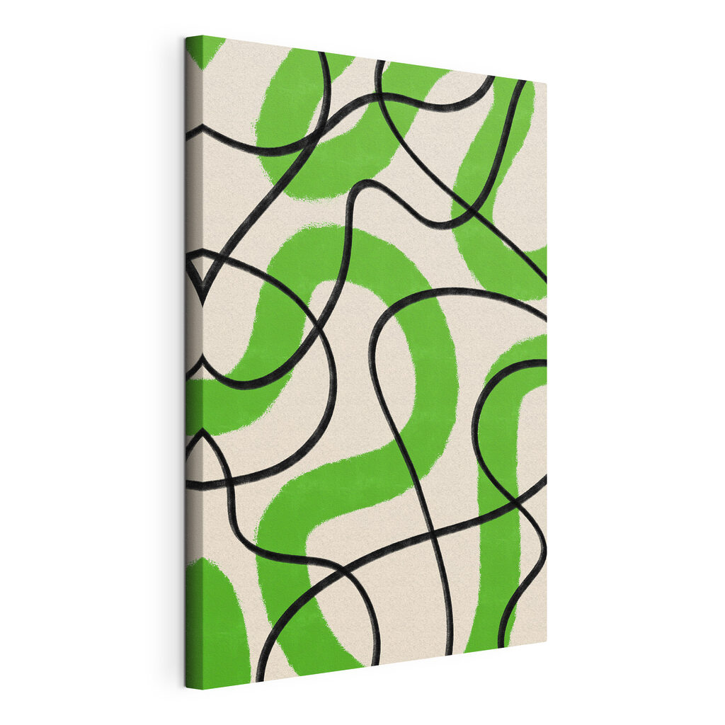 A green and white pattern A green and white pattern