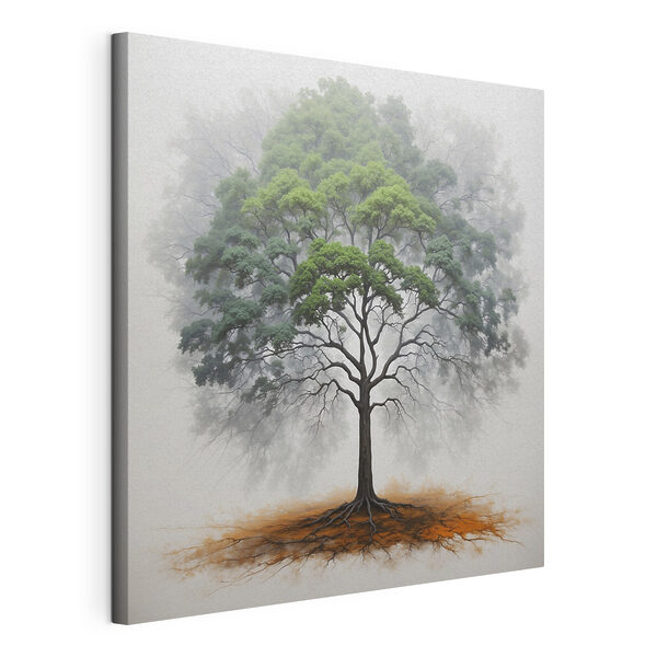 Cuadros Cuadros Un árbol con un extenso sistema radicular (SKU: s37577)