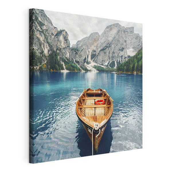 Cuadros Un barco en un lago (SKU: s37628) Cuadros Cuadros Un barco en un lago (SKU: s37628)
