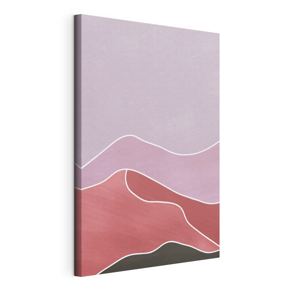 A pink and purple landscape A pink and purple landscape