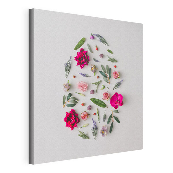 Cuadros Un ramo de flores dispuesto en forma de huevo (SKU: s37758) Cuadros Cuadros Un ramo de flores dispuesto en forma de huevo (SKU: s37758)