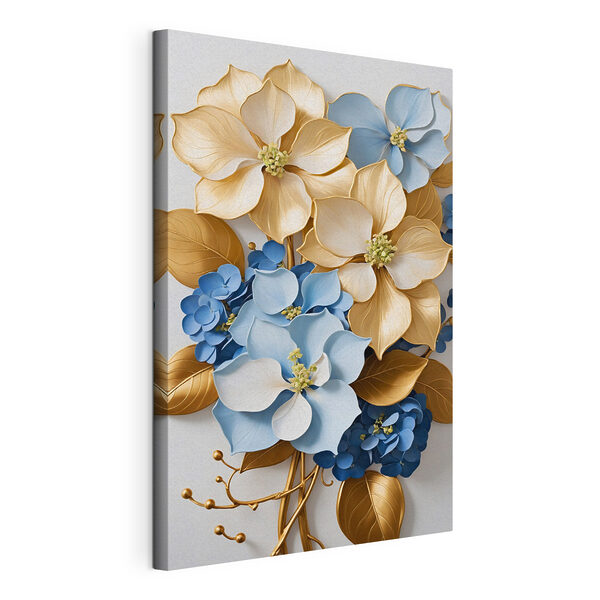Cuadros Un ramo de flores azules y blancas (SKU: s37776) Cuadros Cuadros Un ramo de flores azules y blancas (SKU: s37776)