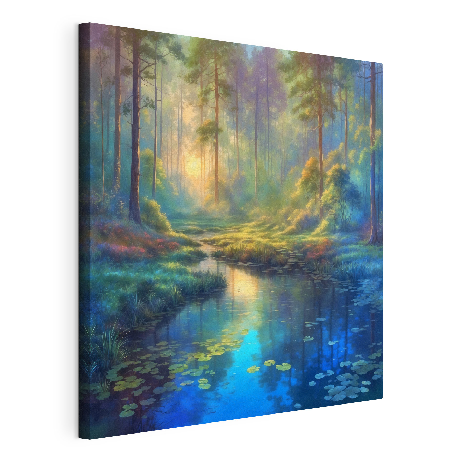 A river in a forest A river in a forest