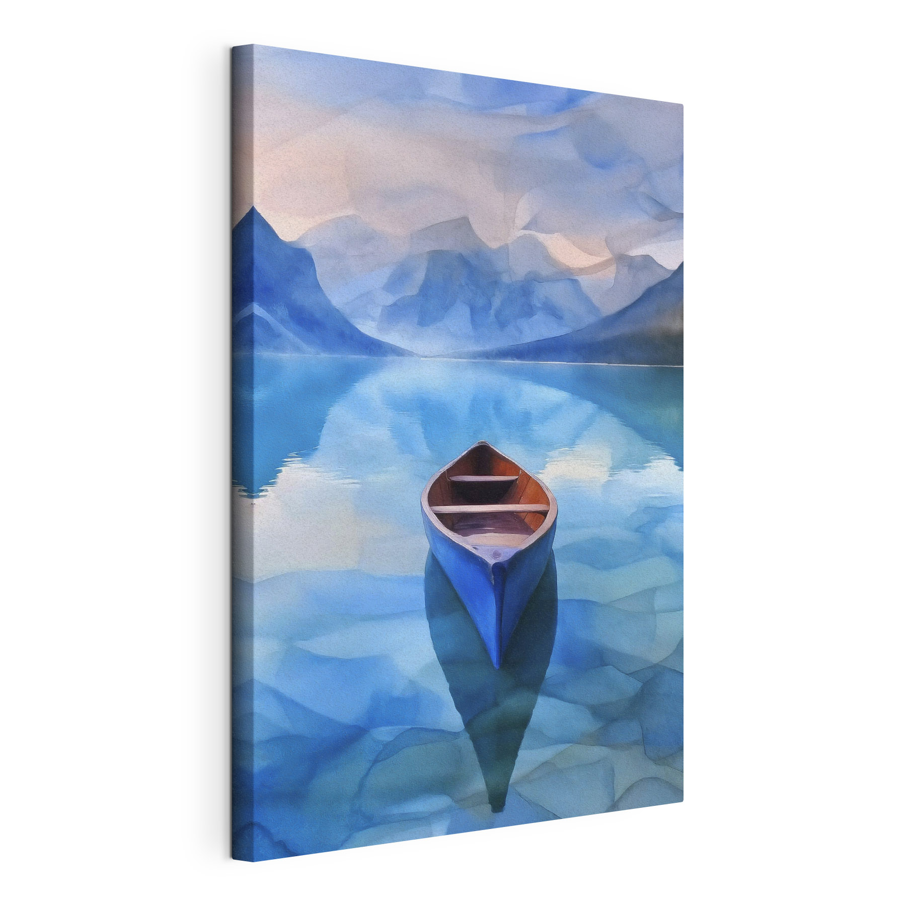 A boat on a lake A boat on a lake