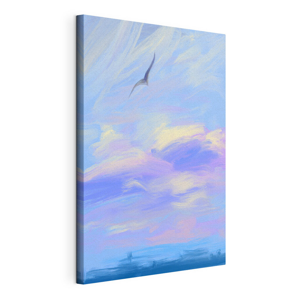 A bird flying in the sky A bird flying in the sky