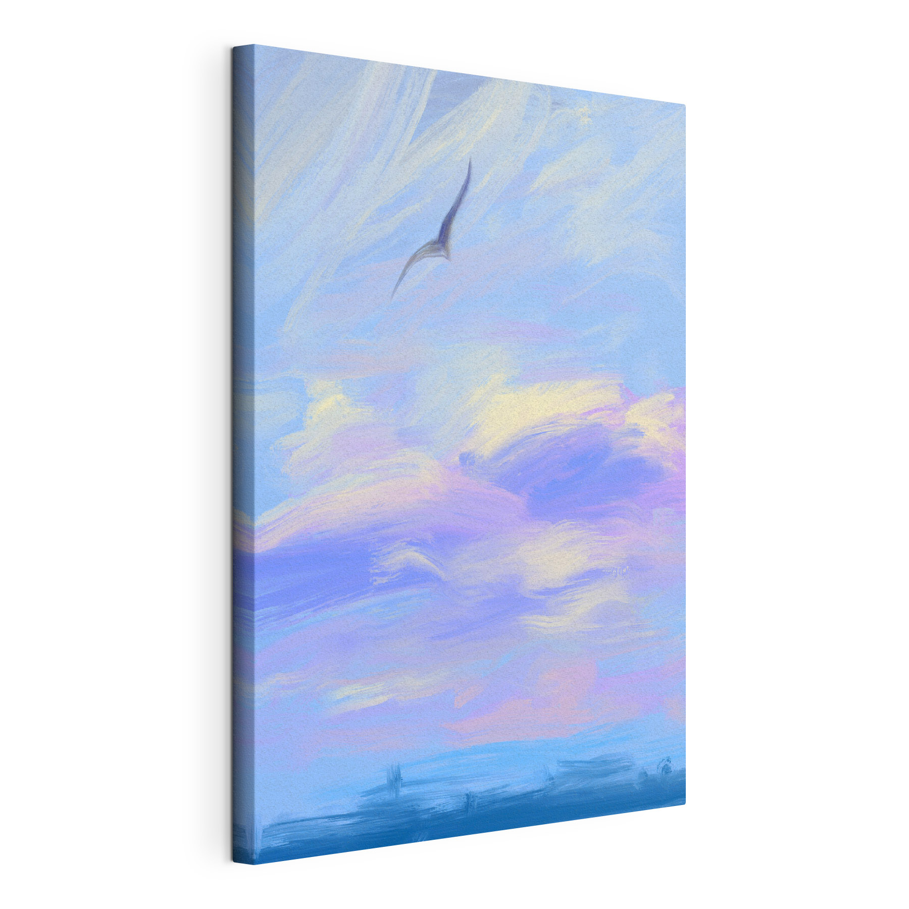 A bird flying in the sky A bird flying in the sky