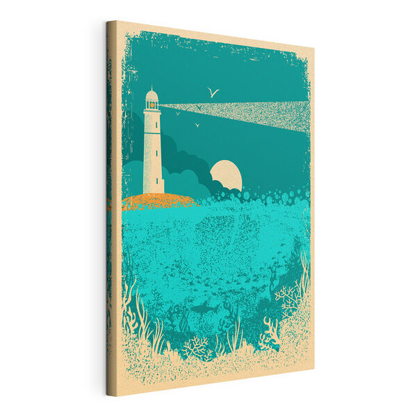 Cuadros Cuadros Un póster de un faro (SKU: s37849)