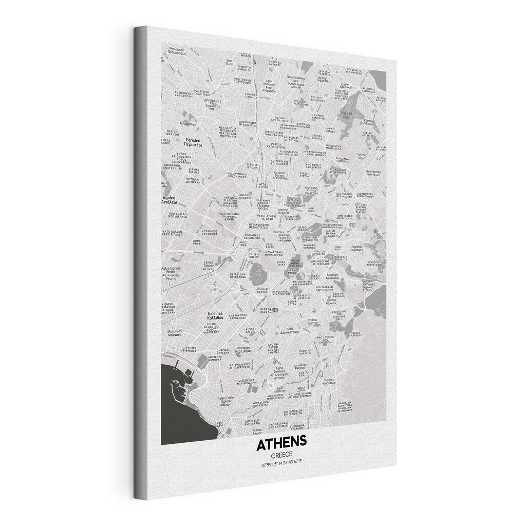 A map of a city