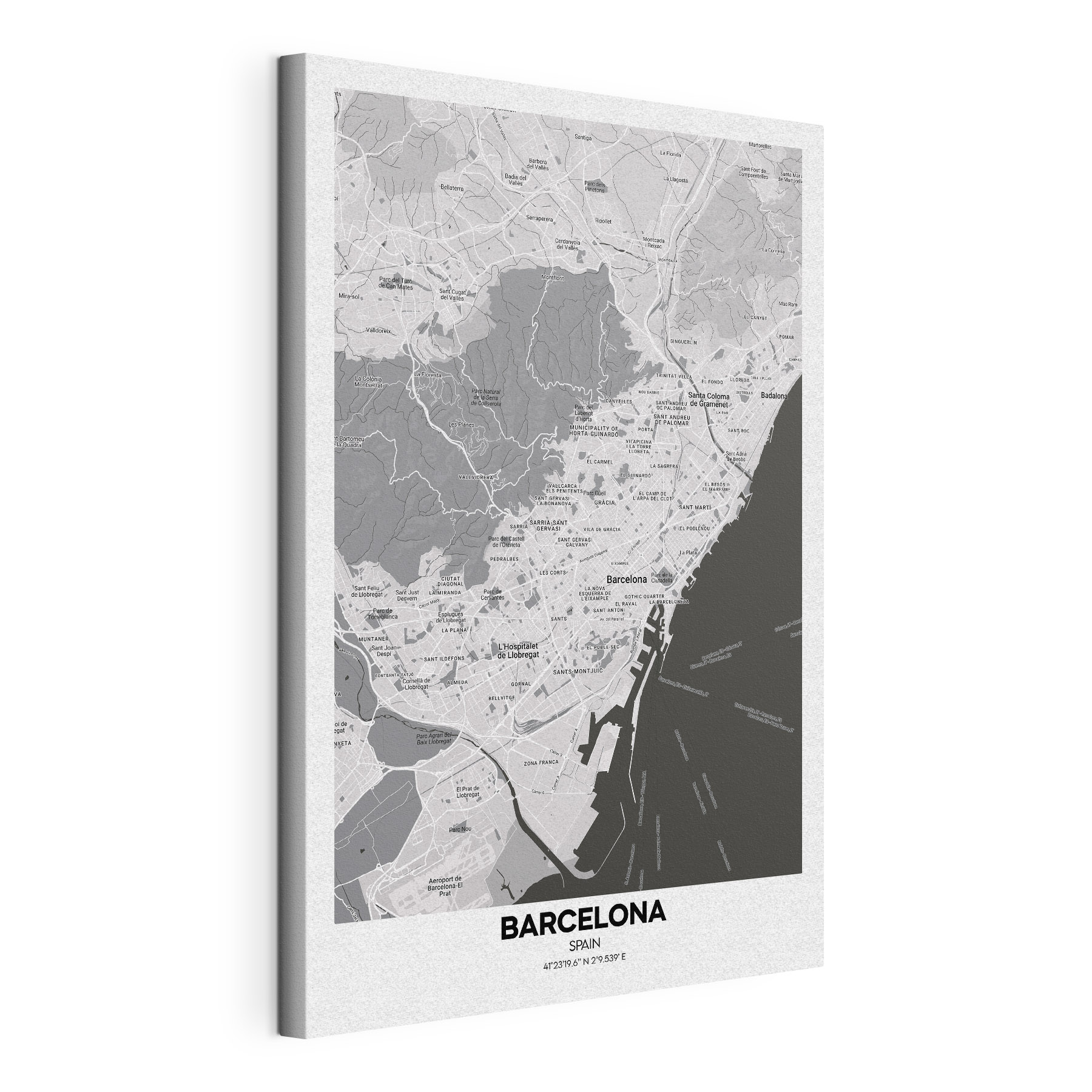 A map of a city A map of a city