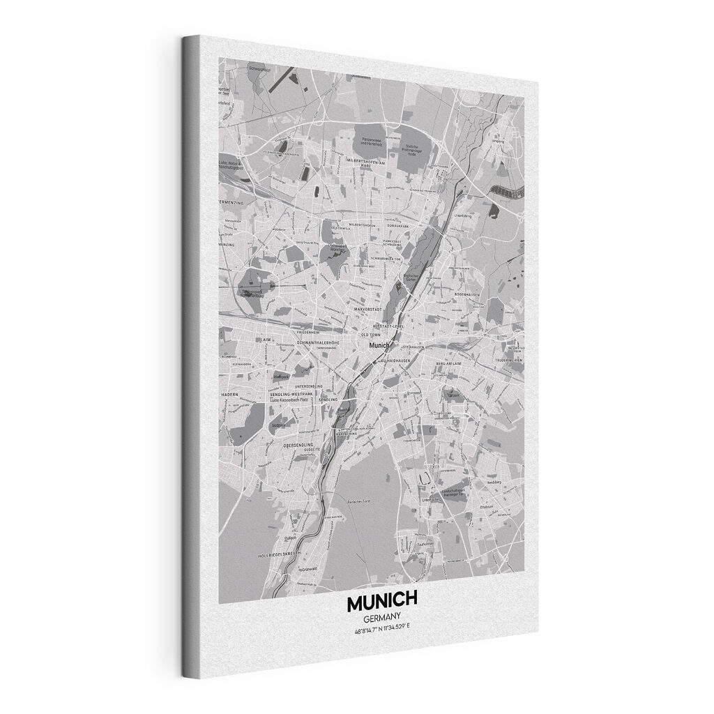 A map of a city A map of a city