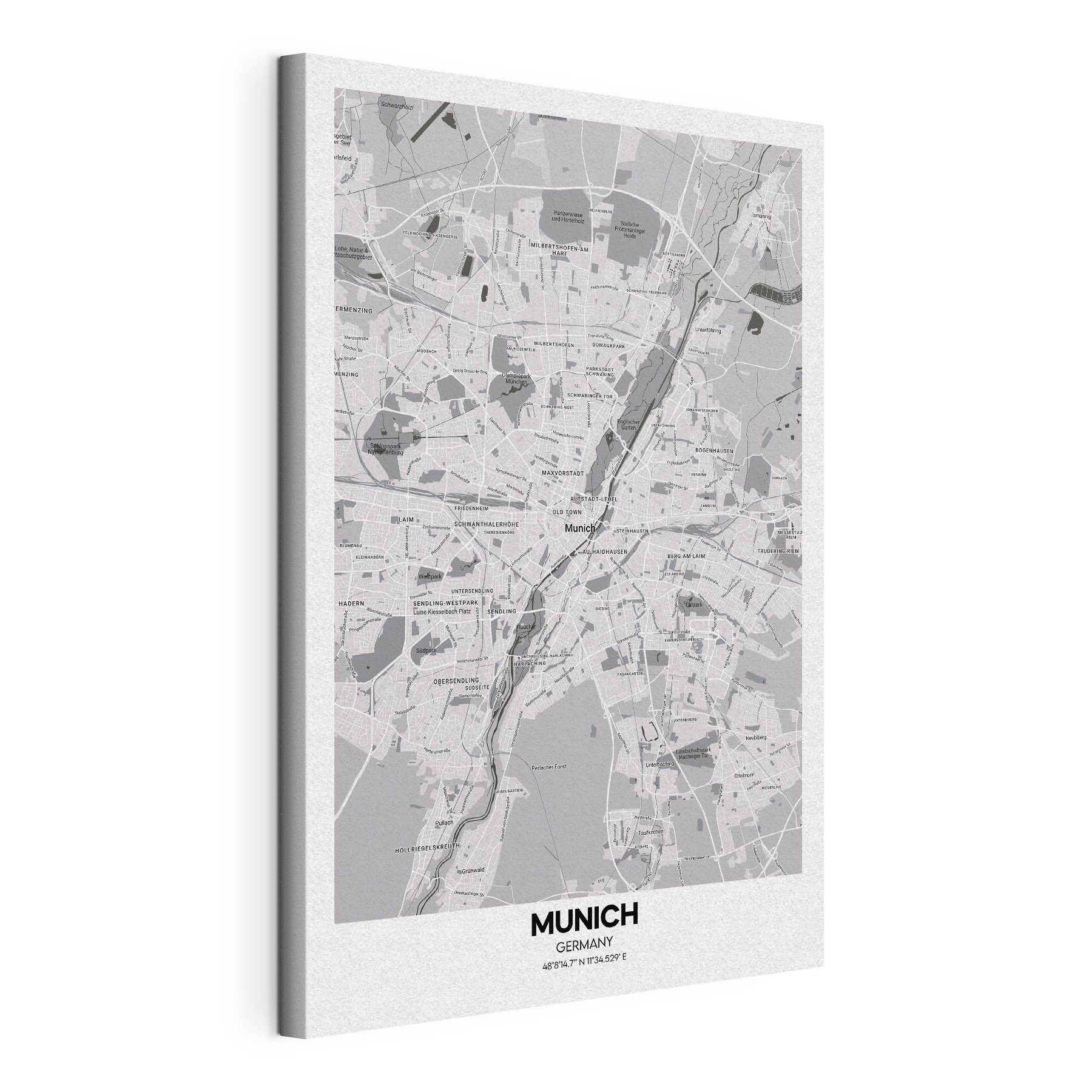 A map of a city A map of a city