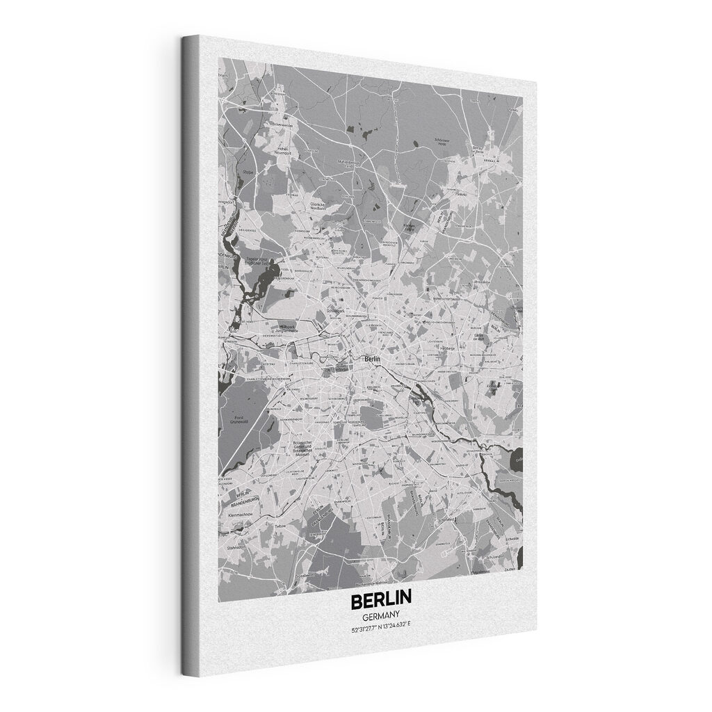 A map of a city A map of a city