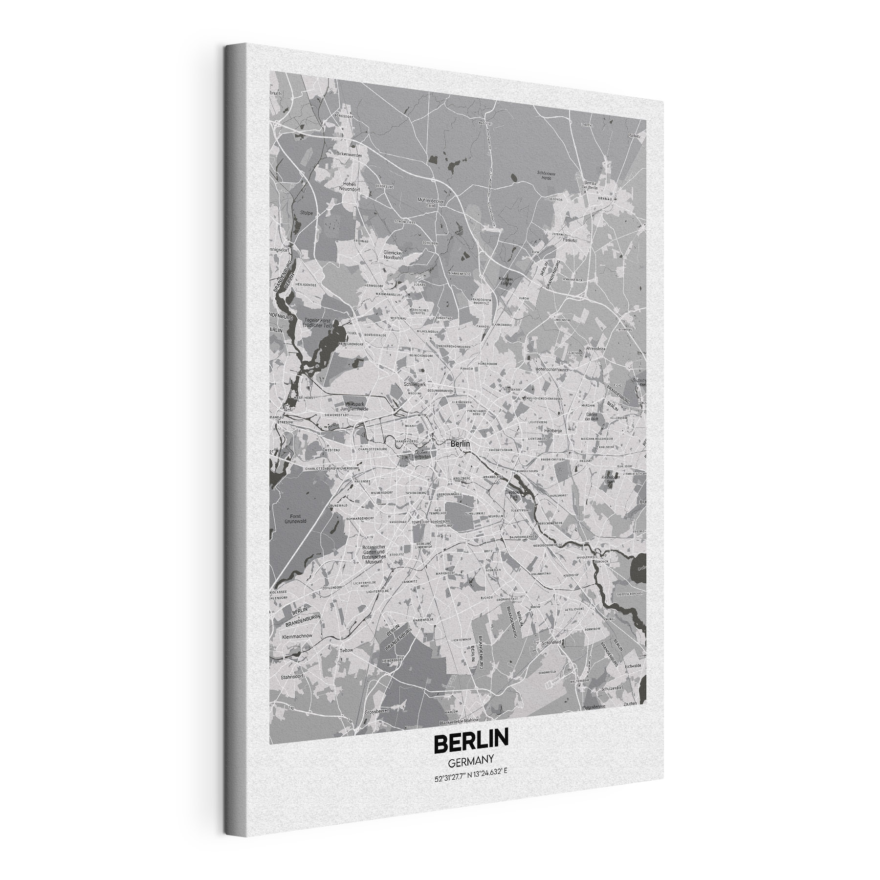 A map of a city A map of a city