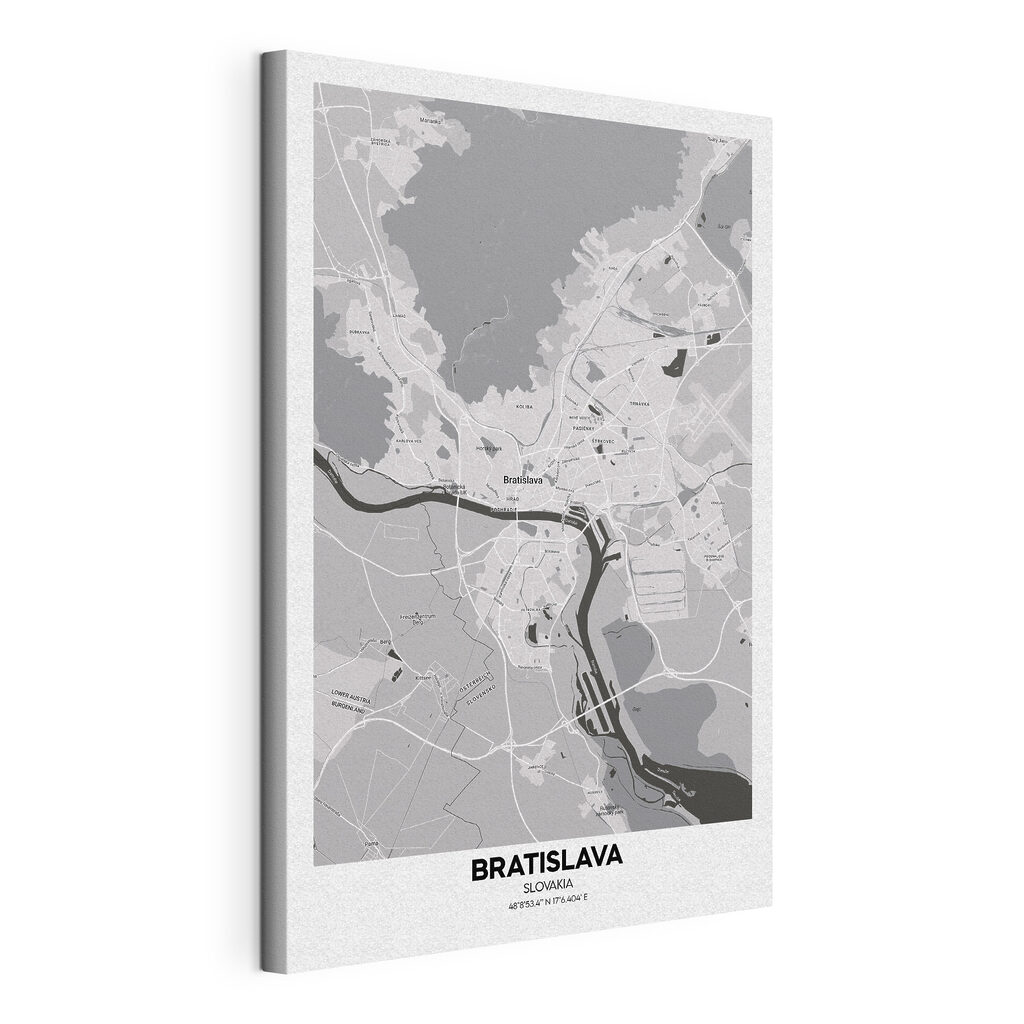 A map of a city A map of a city