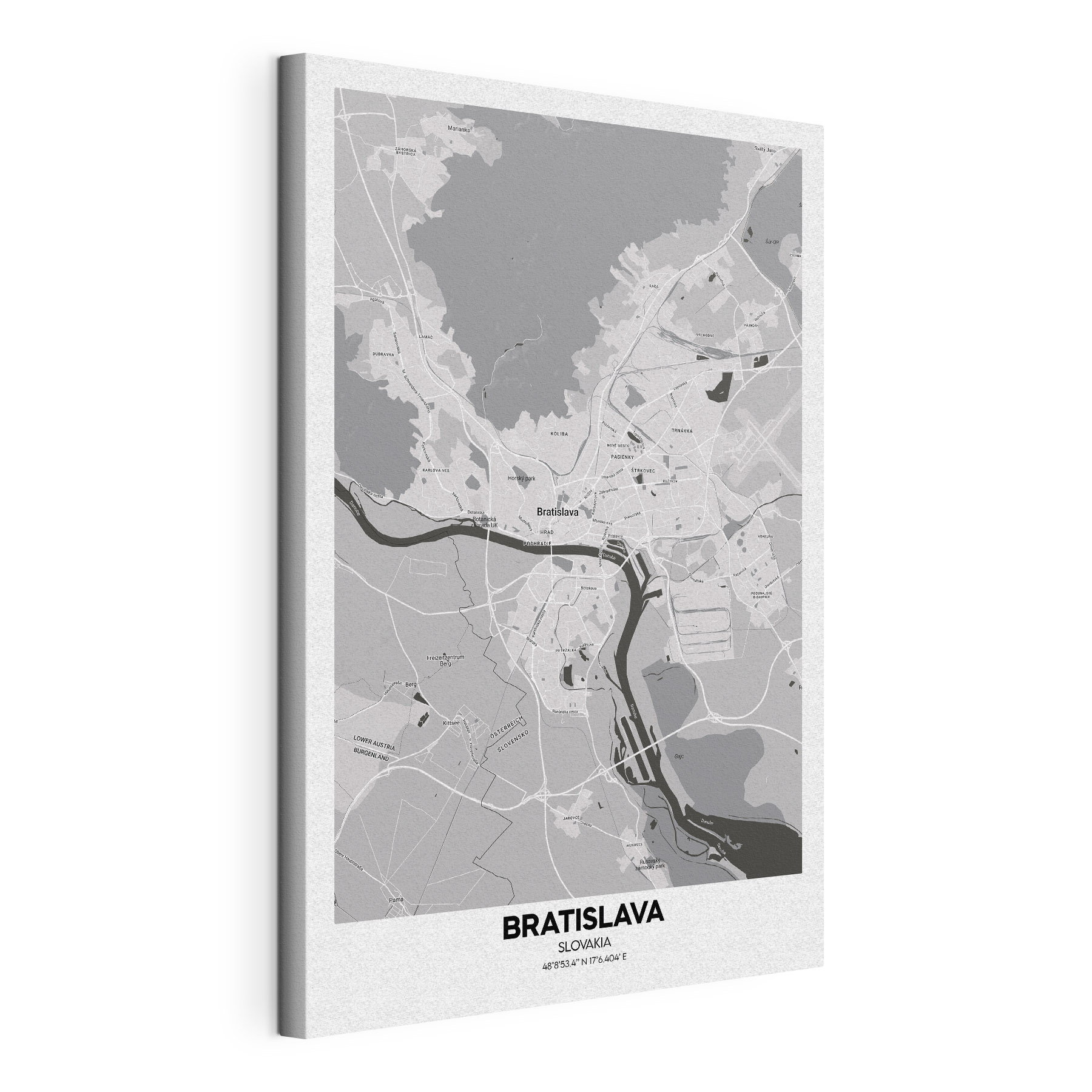 A map of a city A map of a city