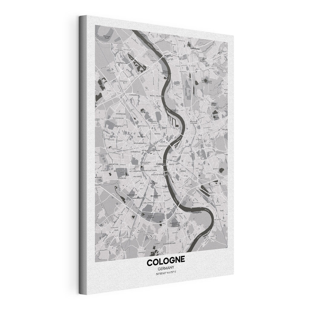 A map of a city A map of a city