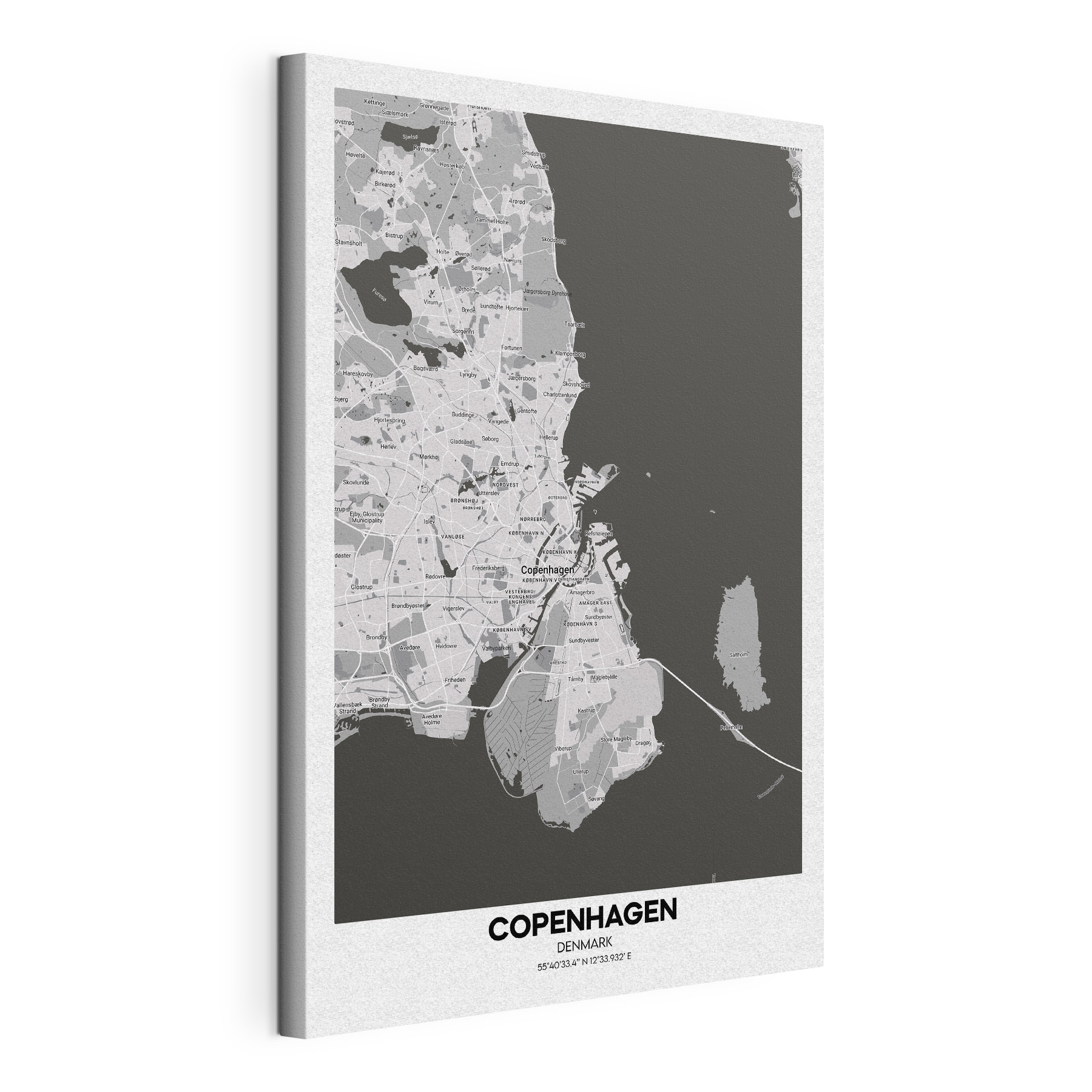 A map of a city A map of a city