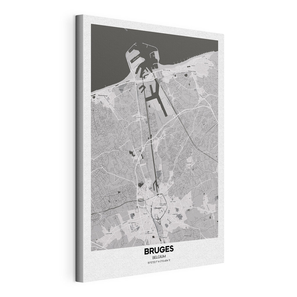 A map of a city A map of a city