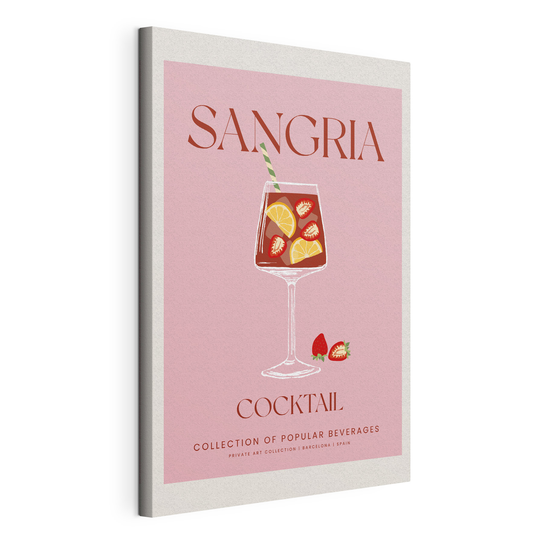 A poster of a drink A poster of a drink