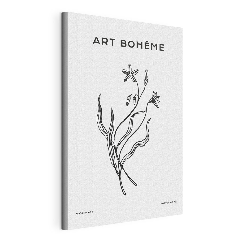 A drawing of a flower