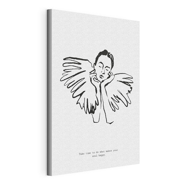 Cuadros Un dibujo de una mujer con alas (SKU: s37933) Cuadros Cuadros Un dibujo de una mujer con alas (SKU: s37933)