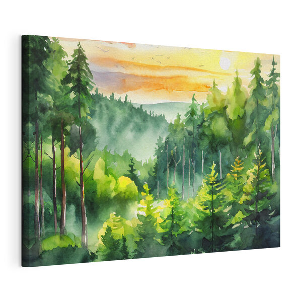 Cuadros Una acuarela de un bosque (SKU: s37952) Cuadros Cuadros Una acuarela de un bosque (SKU: s37952)