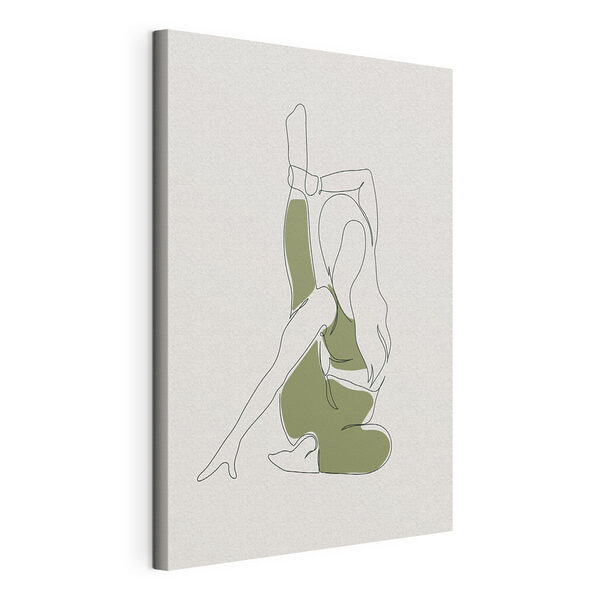 Cuadros Un dibujo de una mujer haciendo estiramientos (SKU: s37985) Cuadros Cuadros Un dibujo de una mujer haciendo estiramientos (SKU: s37985)