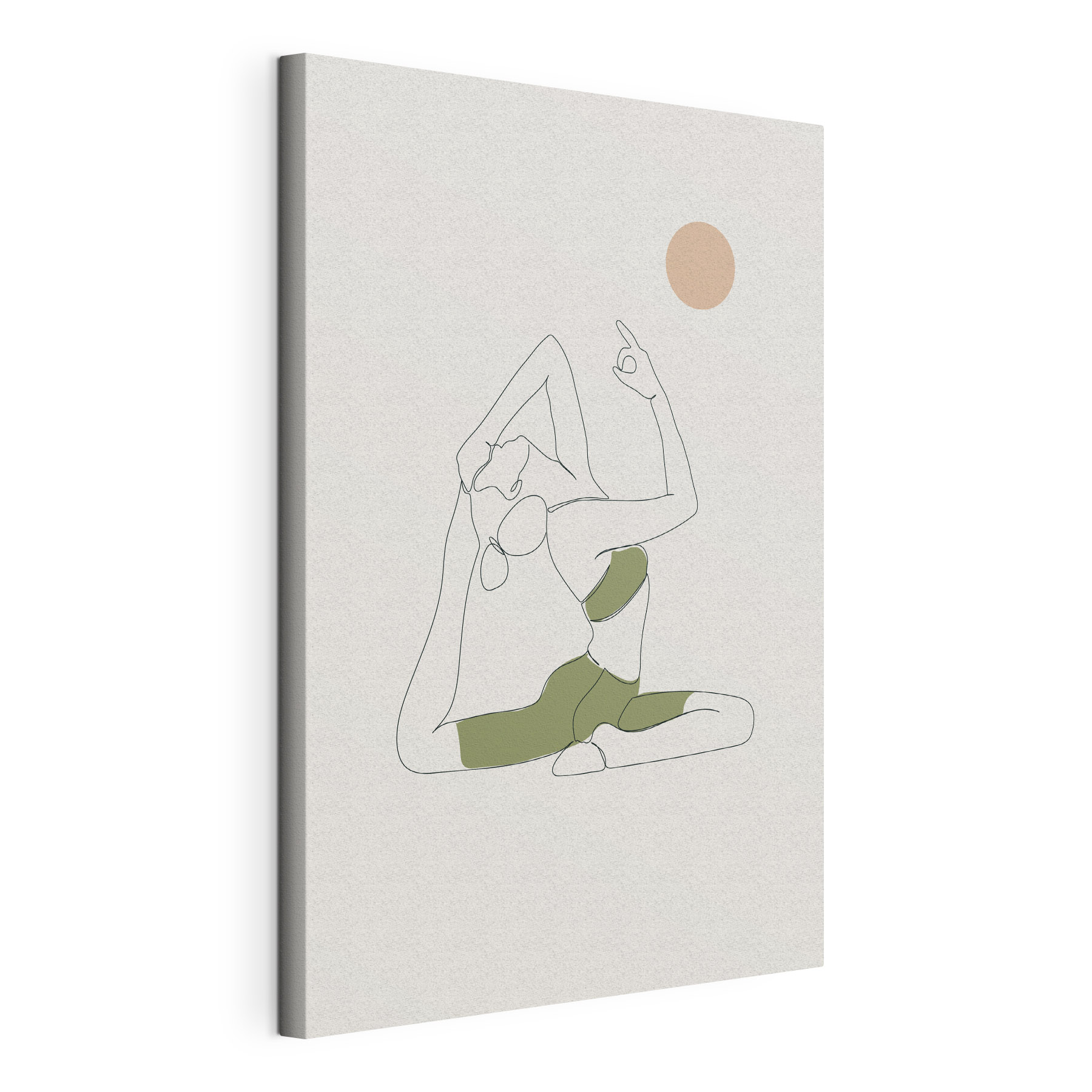 A woman doing yoga A woman doing yoga