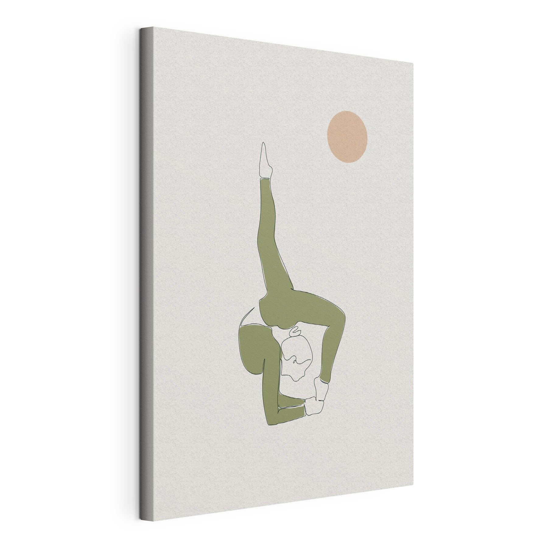 A woman doing a yoga pose