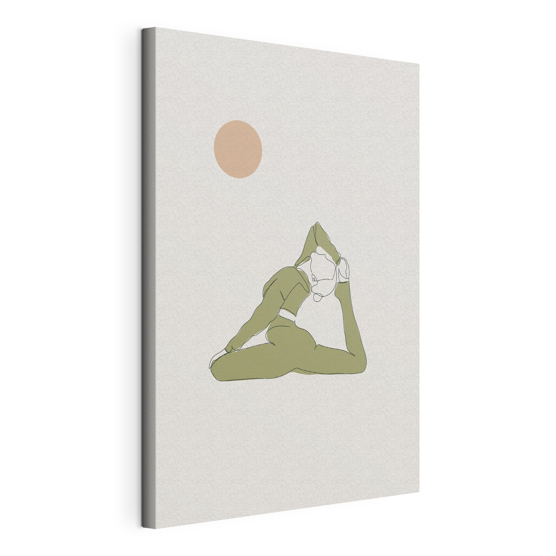 A woman doing yoga A woman doing yoga