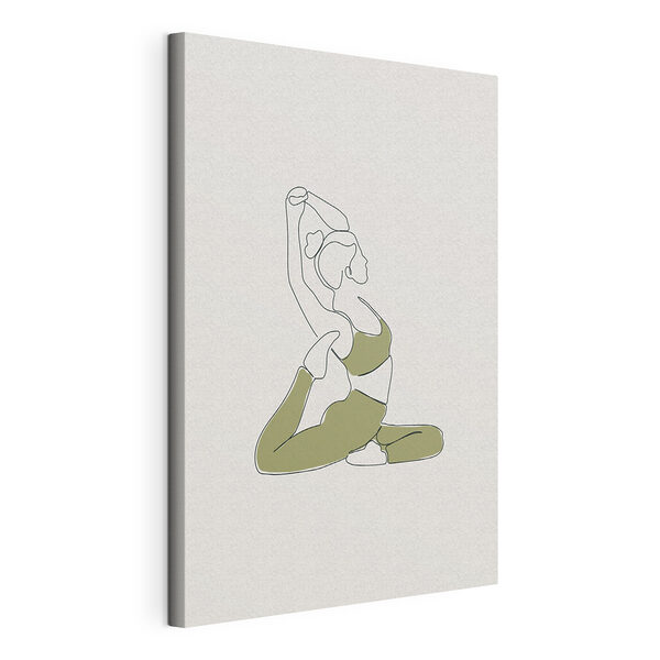 Cuadros Una mujer haciendo una postura de yoga (SKU: s37992) Cuadros Cuadros Una mujer haciendo una postura de yoga (SKU: s37992)